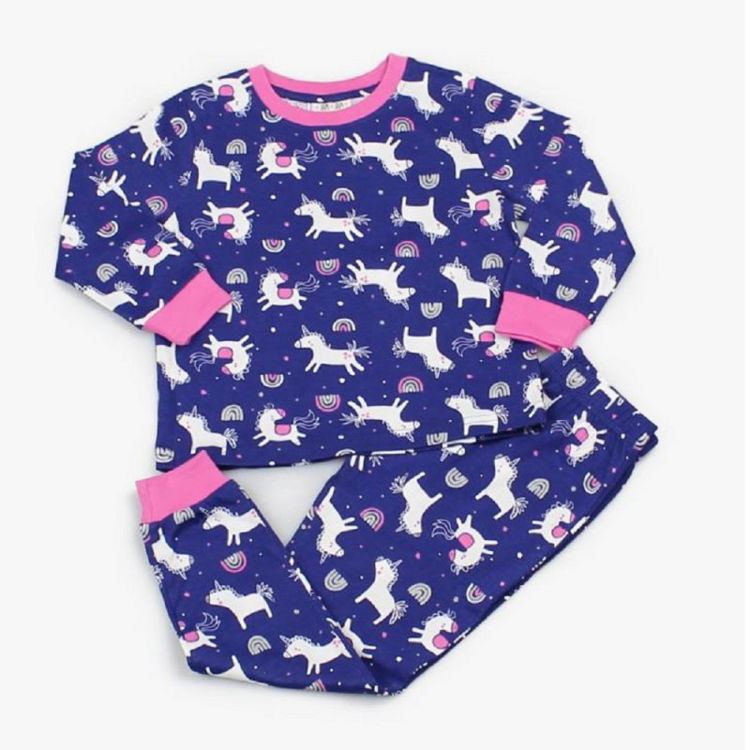 Picture of M4373 GIRLS COTTON LONGSLEEVE PYJAMA